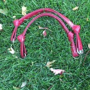 Miche Cranberry Red Knotted Handles w/Carabiners